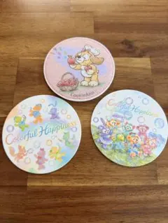 クッキーアン　カラフルハピネス　コースター　ダッフィーアンドフレンズ