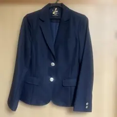 ピンクラテ　卒服 ネイビージャケットとチェックショートパンツセット