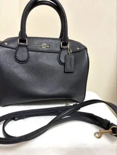 美品✨COACH ショルダーバッグ　ネイビー