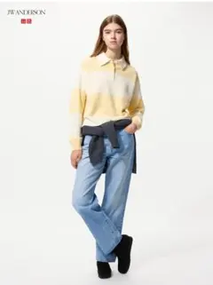 UNIQLO JW ANDERSON ストレートデニム ライトブルー