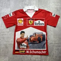 90s 00s M.Schumacher フェラーリ F1 Tシャツ 140