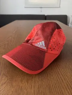【傷があった為更新しました】adidas ランニング メッシュキャップ オレンジ