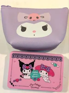 My Melody & Kuromi ポーチとカードケースセット