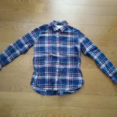 無印良品 チェック柄コットンシャツ Sサイズ