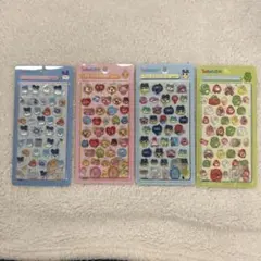 Tamagotchi 3Dステッカー 4パックセット