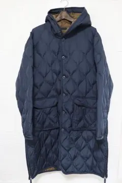 TAION フード付きダウンロングコート XXL