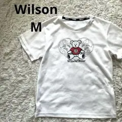 【Wilsonウィルソン WilsonBearTシャツ M】ホワイト白のサムネイル