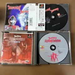 ウルトラマン　PSソフト2点　ティガの方は美品