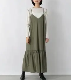 ふんわりティアードキャミロングワンピース LOWRYS FARM