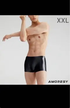 AMORESY ブラック ボクサーパンツ XXL