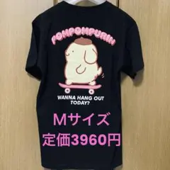 ポムポムプリン バックプリントTシャツ 黒 Mサイズ 新品タグ付のサムネイル