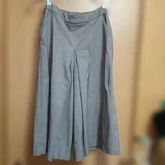 チェック柄 ガウチョパンツ Mサイズ