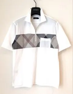 美品✨BLACK LABEL CRESTBRIDGE 襟付ジッパーシャツ M