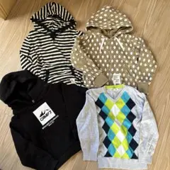 定価1万円超　子ども服　まとめ売りセット　トレーナー　パーカー　カーディガン