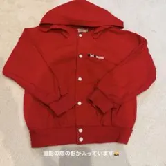 ミキハウス レッドパーカー　記名なし