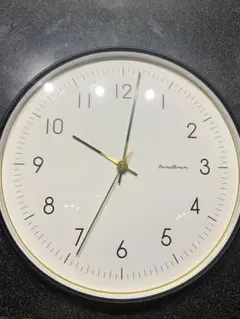 INTERFORM 掛け時計オンネラCL-4022BK スイープムーブメント