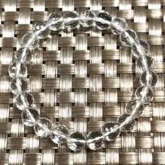 カット水晶3A❤️ブレスレット、約8ミリ玉