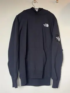【美品】ノースフェイス スクエアロゴフーディ NT12035 グレー Lサイズ