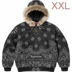 Bandana Jacquard Denim Hooded Work JKT