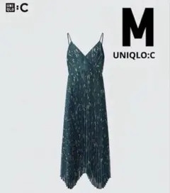 ✨美品 ✨UNIQLO C プリーツキャミソールワンピース ジオメトリックM