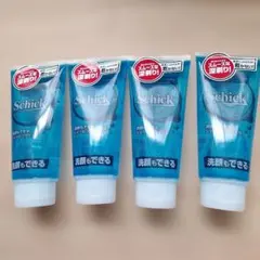 Schick シェービングジェル 洗顔もできる 青 4本のサムネイル