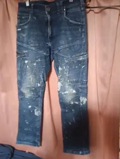 ア*犬様 ワークマンfierldcoreダークブルー リアルペインターパンツ