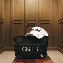 Chill LiL ゴルフ　トートバッグ　ブラック　正規品のサムネイル