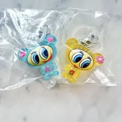 【２個セット】めじるしアクセサリー　ナカムラ　ハナちゃん　エンジェルブルー