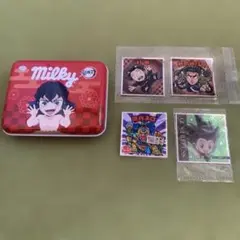 【鬼滅の刃】不二家 ミルキー缶 嘴平伊之助 ご当地ビックリマン 魔肖ネロ 山梨