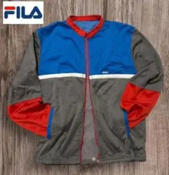 FILA トラックジャケット 裏起毛 ジップアップ 00's フィラ