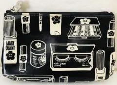 MARY QUANT マリークワント　化粧ポーチ　メイクポーチ　黒　マリクワ