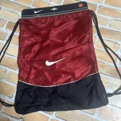 【未使用】Nike ドローストリングバッグ ナップザック　巾着　赤黒