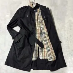 美品✨バーバリーロンドン キルティングコート ベージュ　メガチェック 40 L 美品 近年モデル BURBERRY LONDONバーバリーロンドンGBBURLTDROT