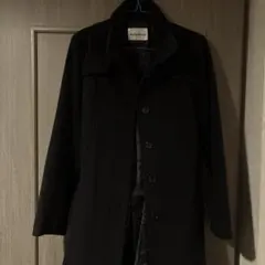 Alphabet club 黒いウール系ロングコート