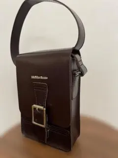 Dr. Martens レザーショルダーバッグ ダークブラウンのサムネイル