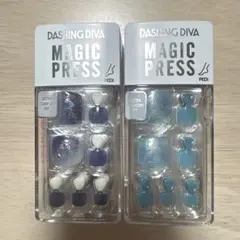 DASHING DIVA MAGIC PRESS PEDI ネイルチップ　セット