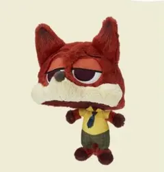 上海ディズニー限定ニック・ワイルド ぬいぐるみキャップ 約30cm