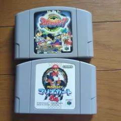 NINTENDO64 ソフト マリオカート 大乱闘スマッシュブラザーズ - メルカリ