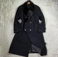 極美品　WIND ARMOR カシミヤ100% ミンクファー　チェスターコート