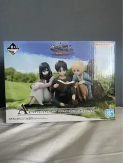 進撃の巨人 一番くじ A賞 フィギュア エレン＆ミカサ＆アルミン