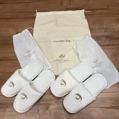 最終値下げです！CAPITOL HOTEL ランドリーバッグスリッパ2足セット