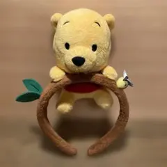 【Disney】プーさん ぬいぐるみ付きカチューシャ