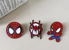 Spider-Man ピンバッジ 3種セット スパイダーマン