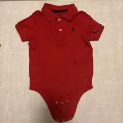 Ralph Lauren 赤　ロンパース 18M 85㎝