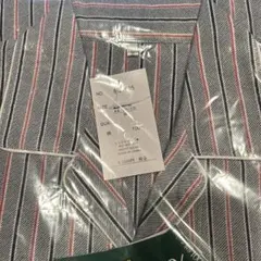 メンズコットン100% ネルストライプパジャマ Mサイズ