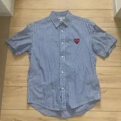 PLAY COMME des GARÇONS ストライプ 半袖Tシャツ Mのサムネイル