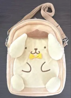 ポムポムプリン　ぬいぐるみポシェット　ショルダーバッグ　サンリオ　推し活　黄色のサムネイル
