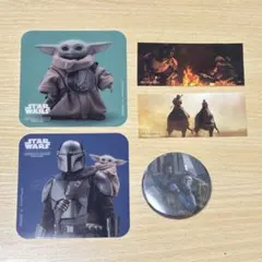 スターウォーズ マンダロリアン グローグー 特典 PP コースター 4枚