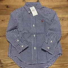 Ralph Lauren チェック柄長袖シャツ 3/3T