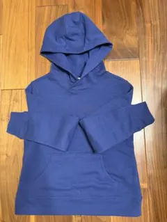 濃紺 フード付きパーカー